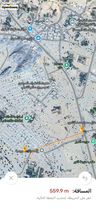 أرض سكنية للبيع أو استثمار مباشرة من المالك الملك لله وحده فرصه لمشروع جميع الشاليهات القريبه مصرحه 2