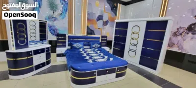 غرف نوم بسعر 300الف فقط تصميم تركي ملكي شغل محلي طلا ناري ضد الخدوش قابل الفك والترك 2