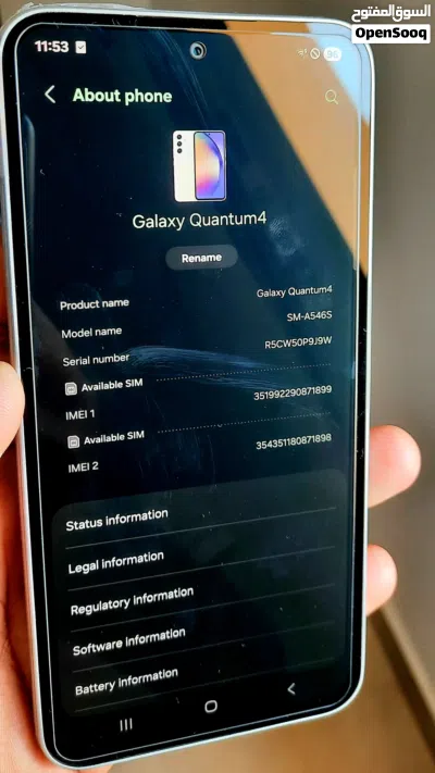 Used Samsung Galaxy A54 128GB in White with Charger and Headset - Excellent Condition 3