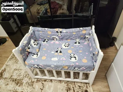 سرير بيبي خشب زان 3