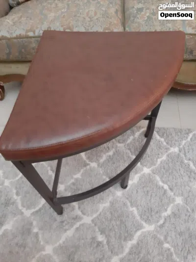 ثلاث كراسي جلد اصلي 3 حبات Leather chairs 4