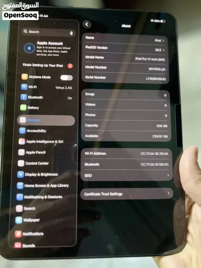 Ipad pro 11 m4 256GB 2
