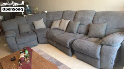 Dark grey recliner sofa 3