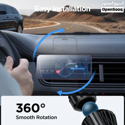 حامل وشاحن لاسلكي مغناطيسي للسيارة JOYROOM JR-ZS240 Pro JOYROOM MAGNETIC WIRELESS CAR CHARGER HOLD 4