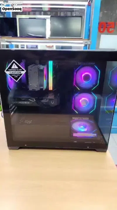 للبيع بي سي جيمنق Core i5 12Gen256M.2 ssd+1TB /16Ram/5050 8GB RTX كالجديد 3