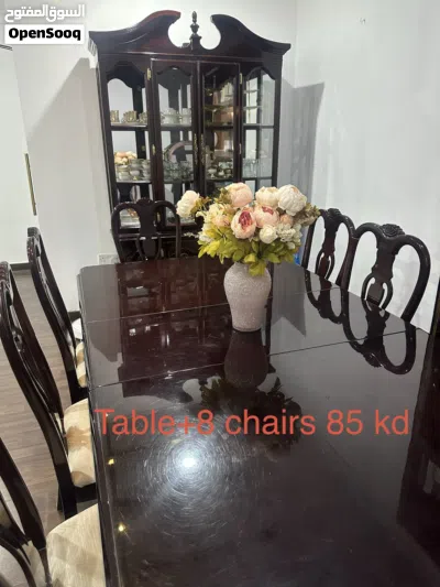Dining table set+coffee table+showcase+rest chair 2