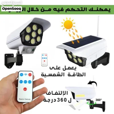 ضوء كشاف ليد على شكل كاميرا مع ريموت يعمل عالطاقه 2
