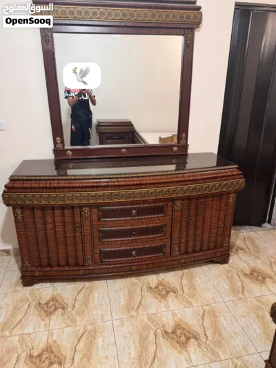 غرفة نوم خليجيه مستعمله شيء بسيط جدا 3