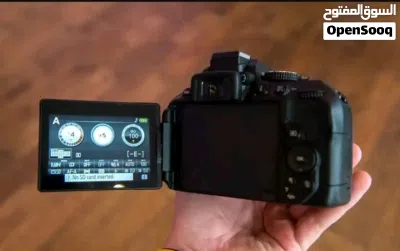 كاميرا بحاله الوكاله شبه الجديدة Nikon 5300d 4
