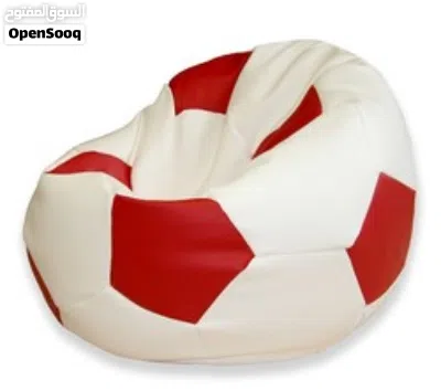 مقاعد بفات على شكل كرة قدم محشو بوليسترين جميع الأحجام. توصيل للمحافظات 4