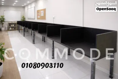 خليه خلية عمل ورك ستيشن مكاتب موظفين وحدات كول سنتر work station 3