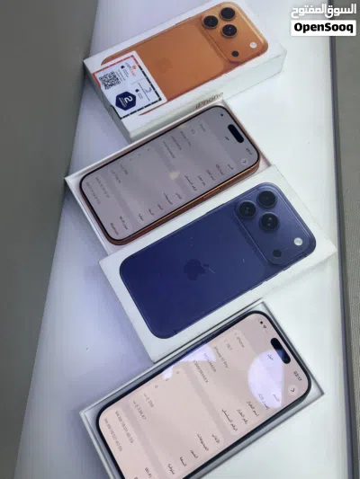 iPhone 17 pro مدخل خط (orange,blue ) 4
