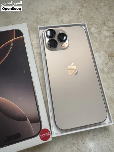 iPhone 16 pro max 256gb (battery 100)استخدام ايام ضمان سنة 2