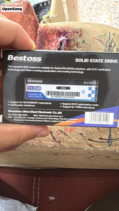 هارد m.2 SSD جديد غير مستخدم 512 2
