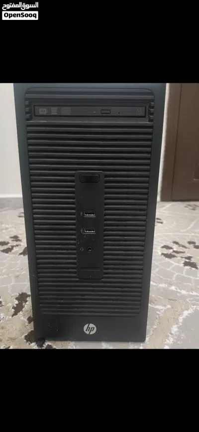 Sale For . كمبيوتر مكتبي متكامل HP بحالة ممتازة - مواصفات سريعة (Core i5 / 16GB RAM / Dual SSD 3