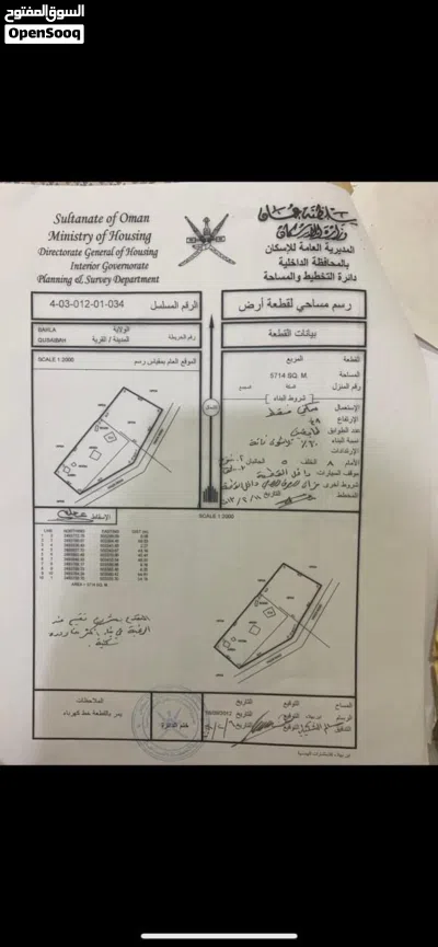 ارض سكنيه ف بهلاء 2