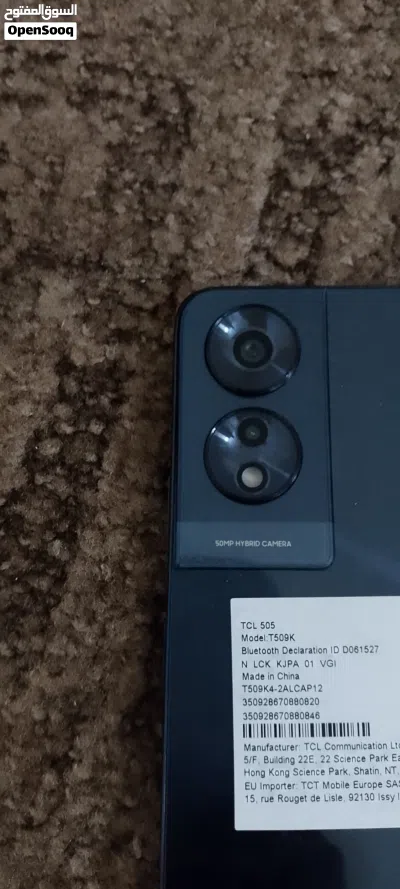 هاتف TCL مُستخدم لمدة قليلة جداً والمساحة 512 4