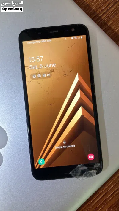 Samsung A6 - بشغل خطين + بنزل تطبيقات 2