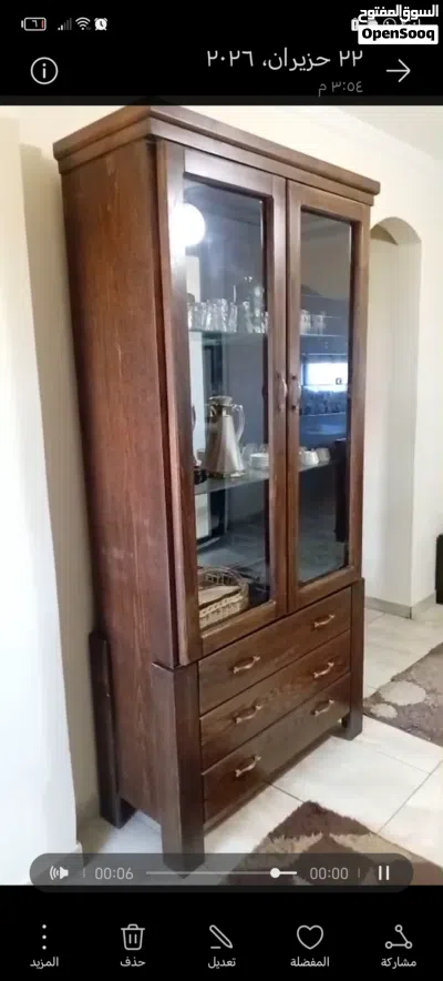 غرفه سفره مستعمل بحال الجديد 2