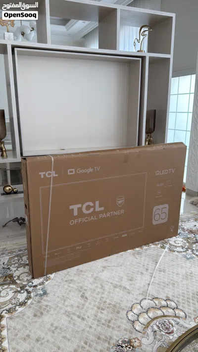 تلفزيون TCL QLED 65 بوصة جديد بالكرتون – Google TV 2