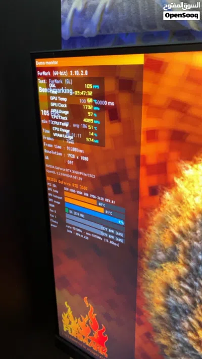 سيت اب كامل فحاله ممتازه بكرت RTX 3060 3