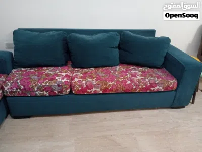 طقم كنابايات كورنر+طاولة تلفزيون مع رفوف 4