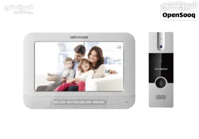 انتركم فيديو صوت وصورة hikvision ، دقة عالية في الصورة ونقاء في الصوت ، امكانية ربط شاشة إضافية . 3