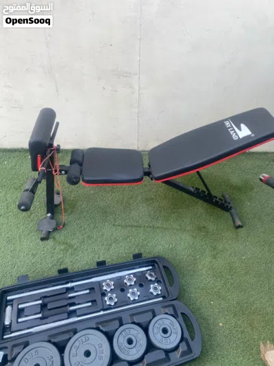 dumbbells sets and bench press 2