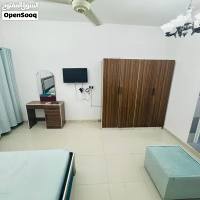 استديو غرفه و حمام و مطبخ مفروش ف الخوير أمام ريدان و نادي عمان و مقهي الليل الهادي 3