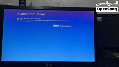 شاشة lg 19 vga للبيع او بدل على رامات او كرت شاشه 3