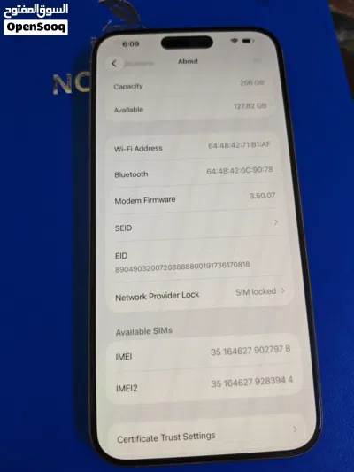 Iphone 15 pro max 256 Gb ( Sim Locked ) 3