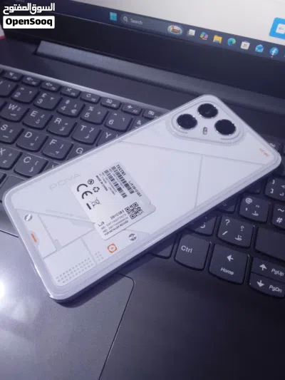 تكنو بوفا 7 الترا 5G كامل ملحقات (نظافة 100%) مناسب للالعاب ويشغل فريمات عالية 4