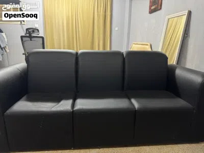 Double coat bed with mattress sofa black colour Tv stand show case water dispenser 3