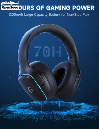 سماعات ألعاب لاسلكية Gvyugke بتردد 2.4 جيجاهرتز لأجهزة PS5 وPS4 والكمبيوتر الشخصي وSwitch - سماعات أ 4