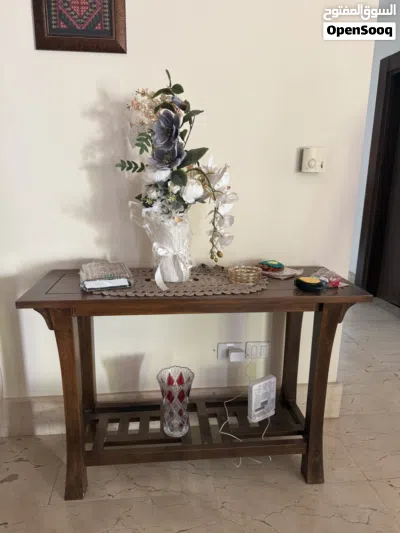 بوفيه مع طاولة جانبية خشب 2