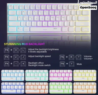 MageGee TS91 60% Compact Wired مستعمل لأسبوعين فقطKeyboard 2
