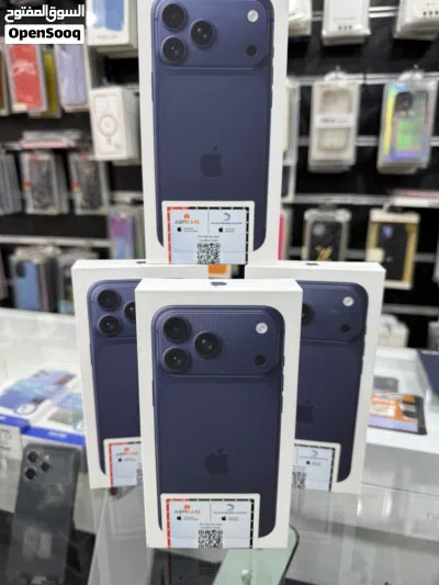 iPhone 17 Pro Max 256GB كحلي نسخة الوكيل ABM كفالة سنتين شريحة 2