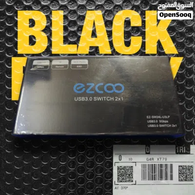 Ezcoo Kvm switch usb3.0 port 5gbps موزع يو اس بي للكمبيوتر لتشغيل الماوس والكيبورد وغيره 2