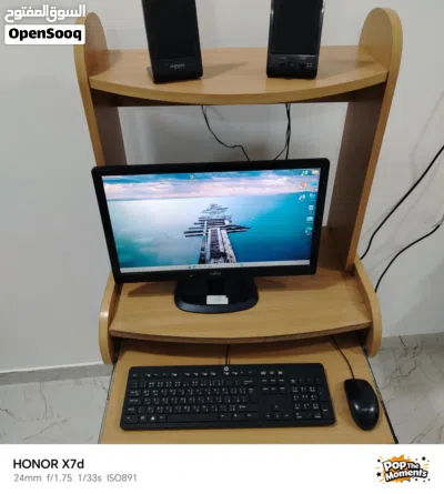 كمبيوتر مع جميع ملحقاتهhp الرام 8 i5 3