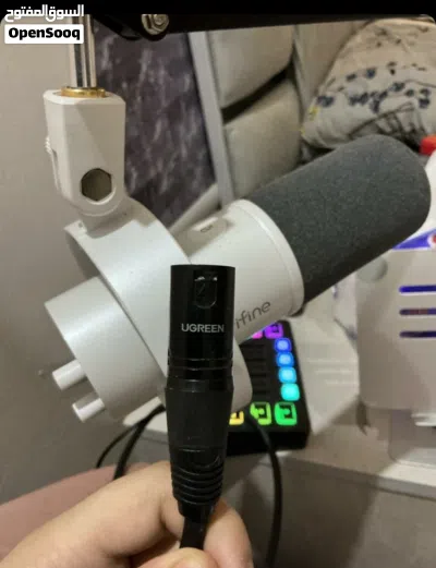 بكج صوتي احترافي (Fifine K688 مكسر SC3) شبه جديد 4