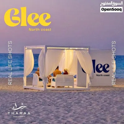 شالية 100م sea view بالساحل الشمالي - قرية جلي glee north coast متشطب بالكامل 2