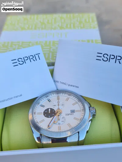 للبيع ساعة ESPRIT جديدة غير مستعملة مخزنة معها كامل ملحقاتها 4