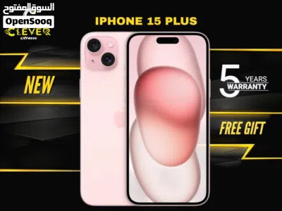 مستعمل بحالة الوكالة ايفون 15 بلس بافضل سعر//IPHONE 15 PLUS (256GB) USED 4
