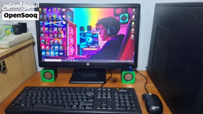 كمبيوتر ايسر مع كامل ملحقاته للألعاب والدراسة والعمل سريع PC Acer i5 ssd gta v grand pubg free fire 4