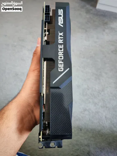 للبيع كرت 2070 سوبر مروحتين من شكرة asus 3