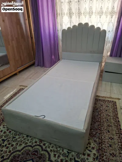 سرير خشب مفرد 2