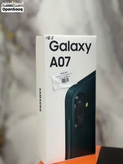 Galaxy A07 4+128GB Model:SM-A075f/DS Colour: All colours available 4