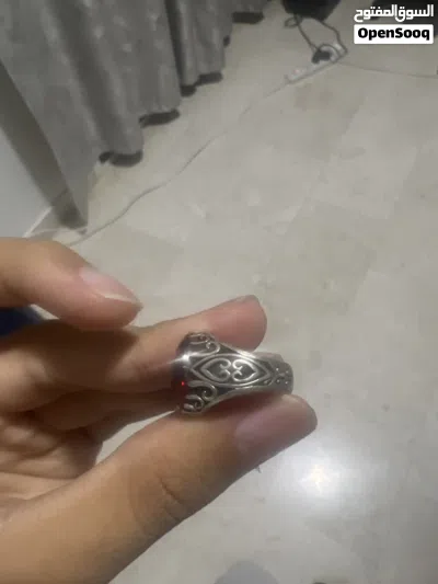 خاتم زركون احمر 3