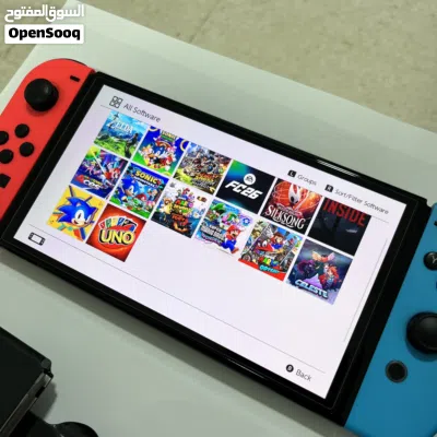Nintendo switch OLED modded 128gb microsd with accessories 3