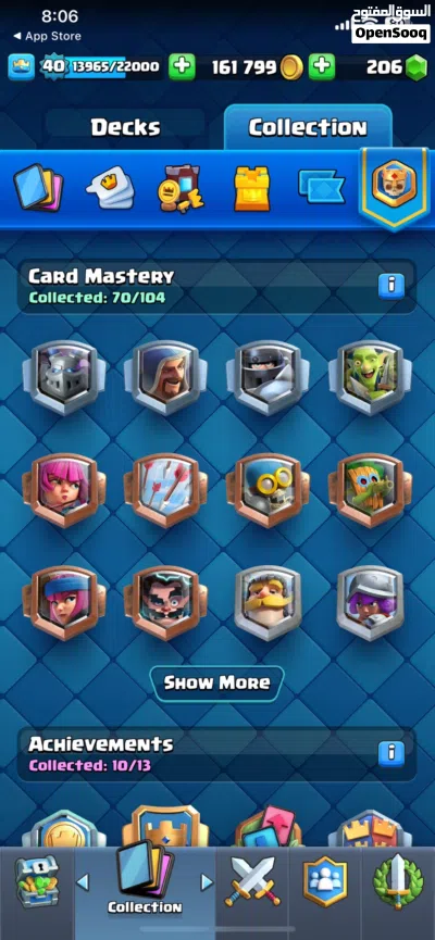 Clash Royale with Squad busters account 3